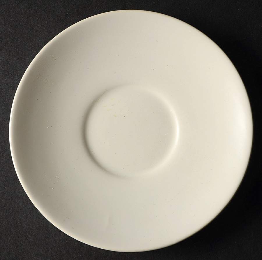 El Patio White (Matte) Saucer for Oversized Cup by Franciscan-1