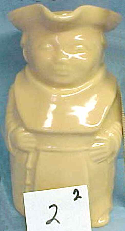 El Patio Bright Yellow (Glossy) Small Toby Jug by Franciscan-1
