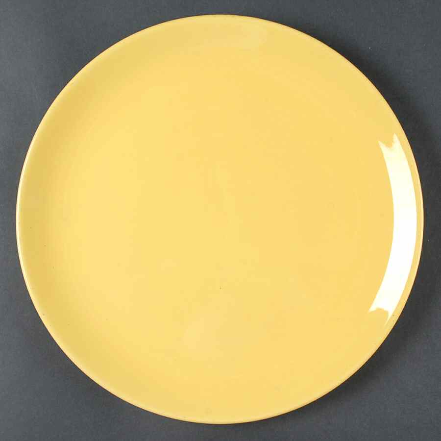 El Patio Bright Yellow (Glossy) 11" Chop Plate (Round Platter) by Franciscan-1