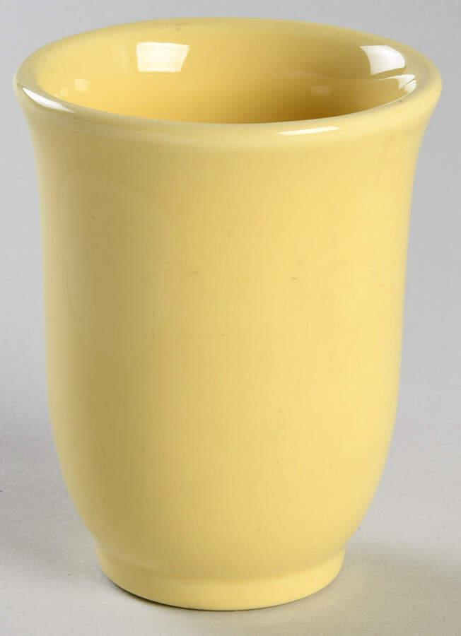 El Patio Pale Yellow (Glossy) Cup No Handle by Franciscan-1