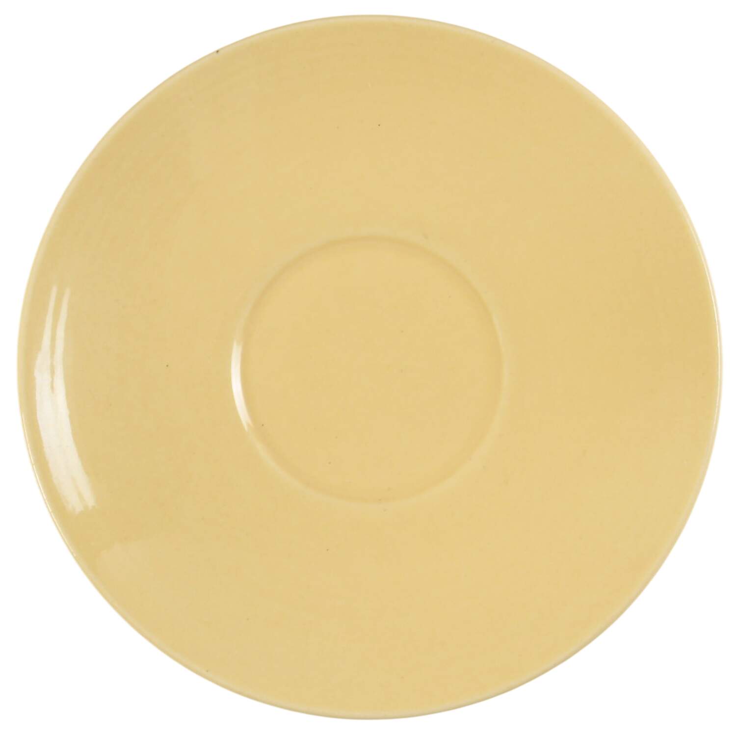 El Patio Pale Yellow (Glossy) Saucer by Franciscan-1