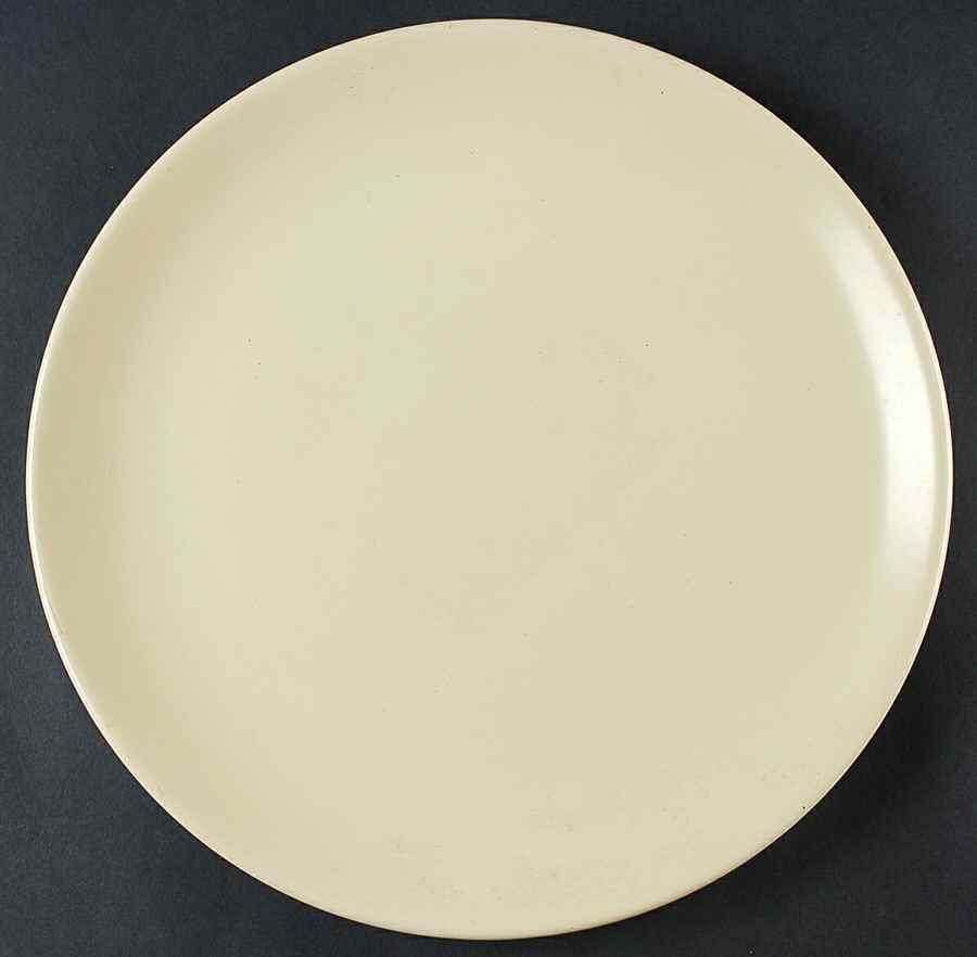 El Patio Pale Yellow (Matte) 11" Chop Plate (Round Platter) by Franciscan-1