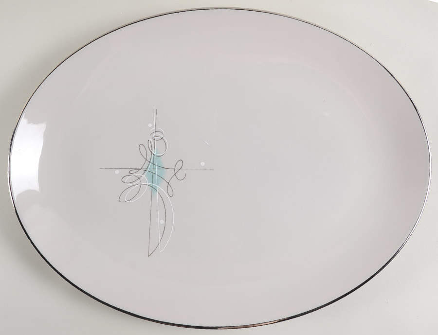 Encore 16" Oval Serving Platter by Franciscan-1