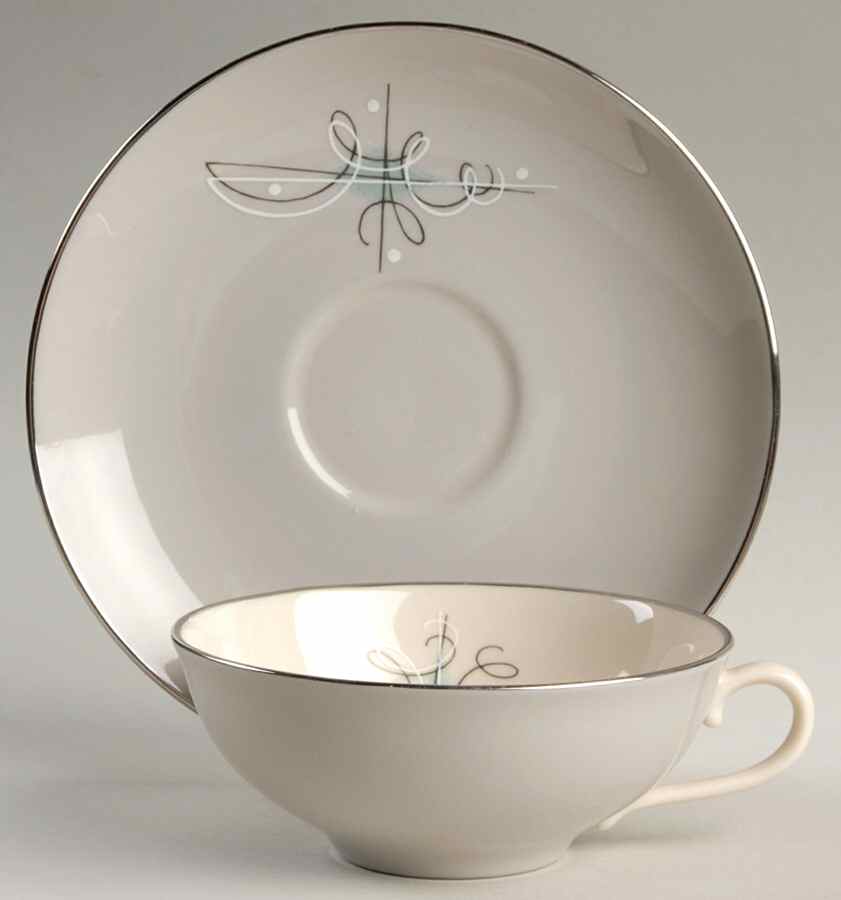 Encore Flat Cup & Saucer Set by Franciscan-1