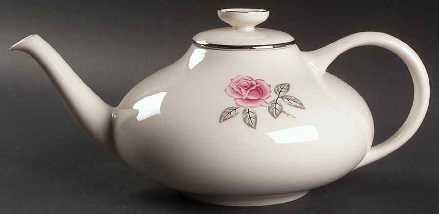 Encanto Rose Teapot & Lid by Franciscan-1