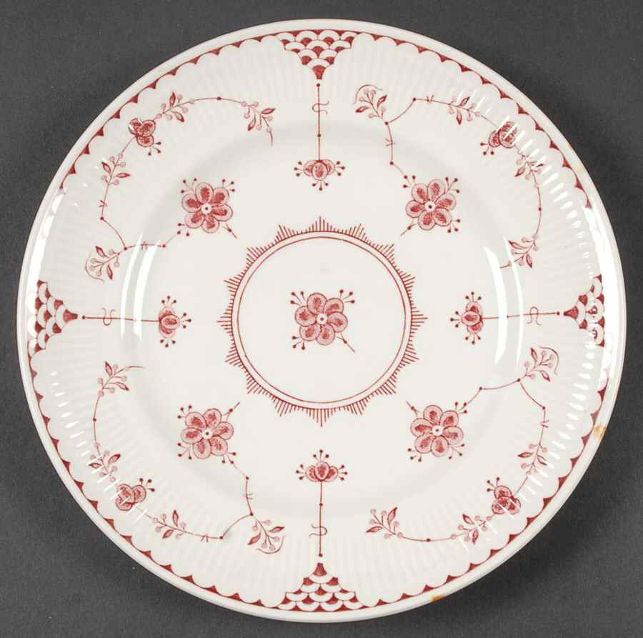 Erica Pink (White) Salad Plate by Franciscan-1