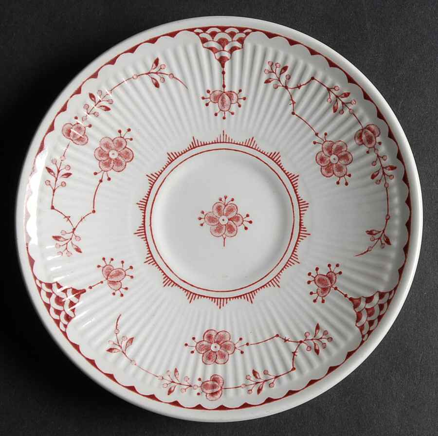 Erica Pink (White) Saucer by Franciscan-1