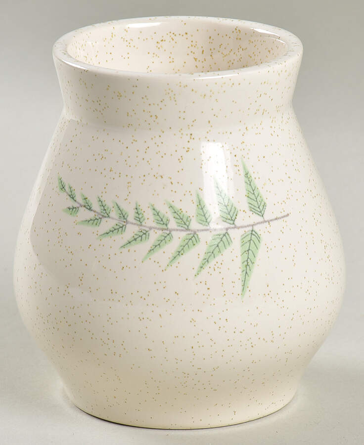 Fern Dell Mustard Jar No Lid by Franciscan-1