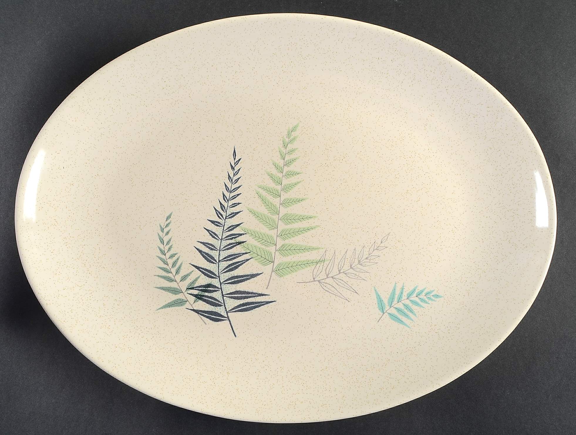 Fern Dell 13" Oval Serving Platter by Franciscan-1