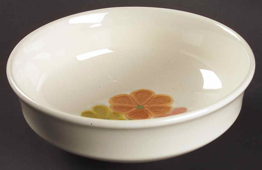 Floral (USA, Rim Shape) 7" Round Vegetable Bowl by Franciscan-1