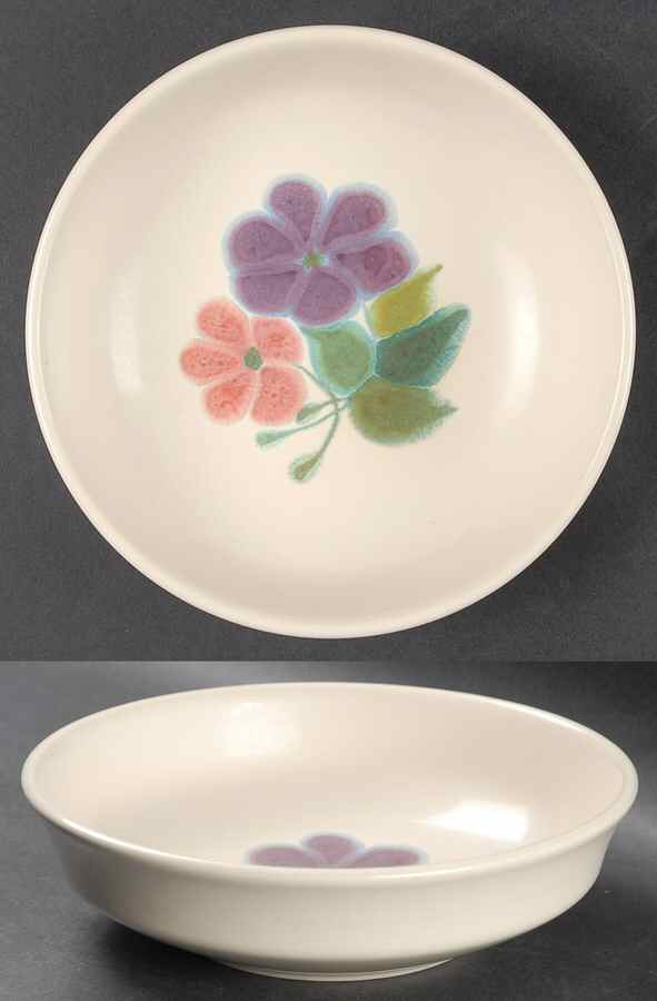Floral (USA, Rim Shape) Soup/Cereal Bowl by Franciscan-1