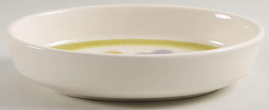 Floral (England, Coupe Shape) 9" Oval Vegetable Bowl by Franciscan-1