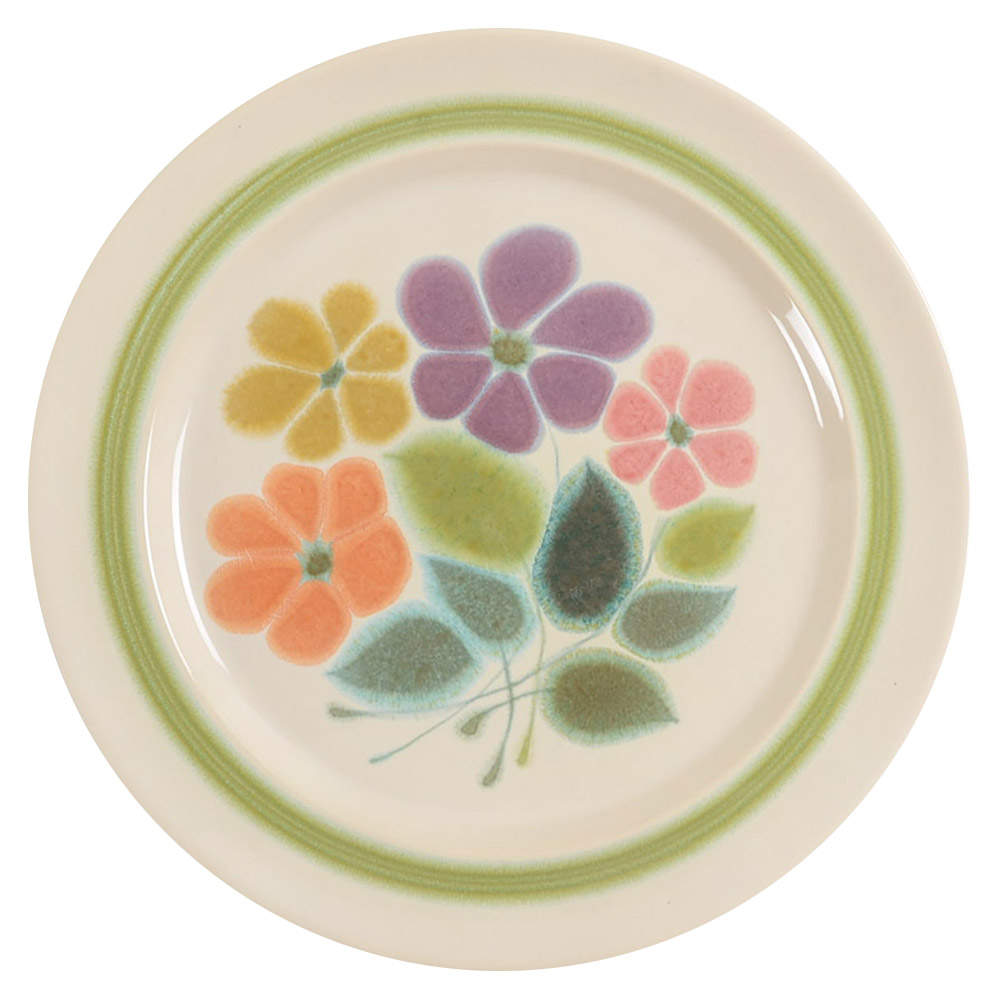Floral (England, Coupe Shape) Dinner Plate by Franciscan-1