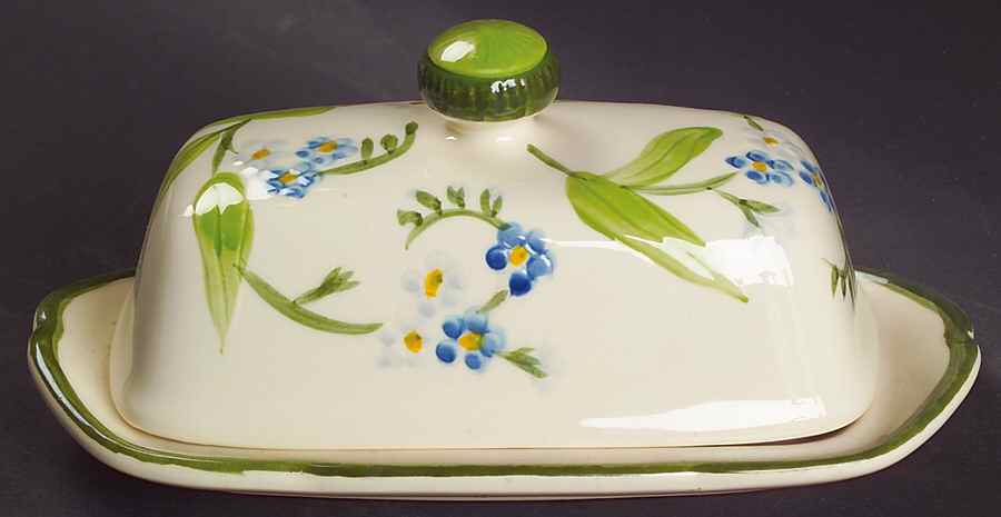 Forget Me Not 1/4 Lb Covered Butter by Franciscan-1