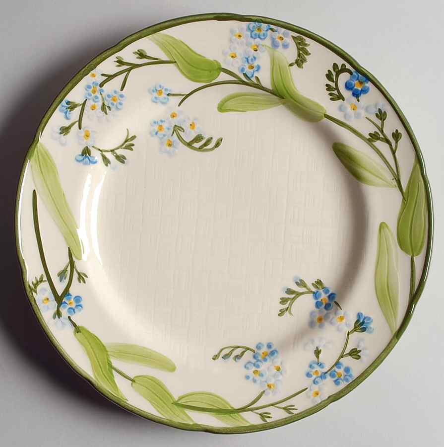Forget Me Not Dinner Plate by Franciscan-1