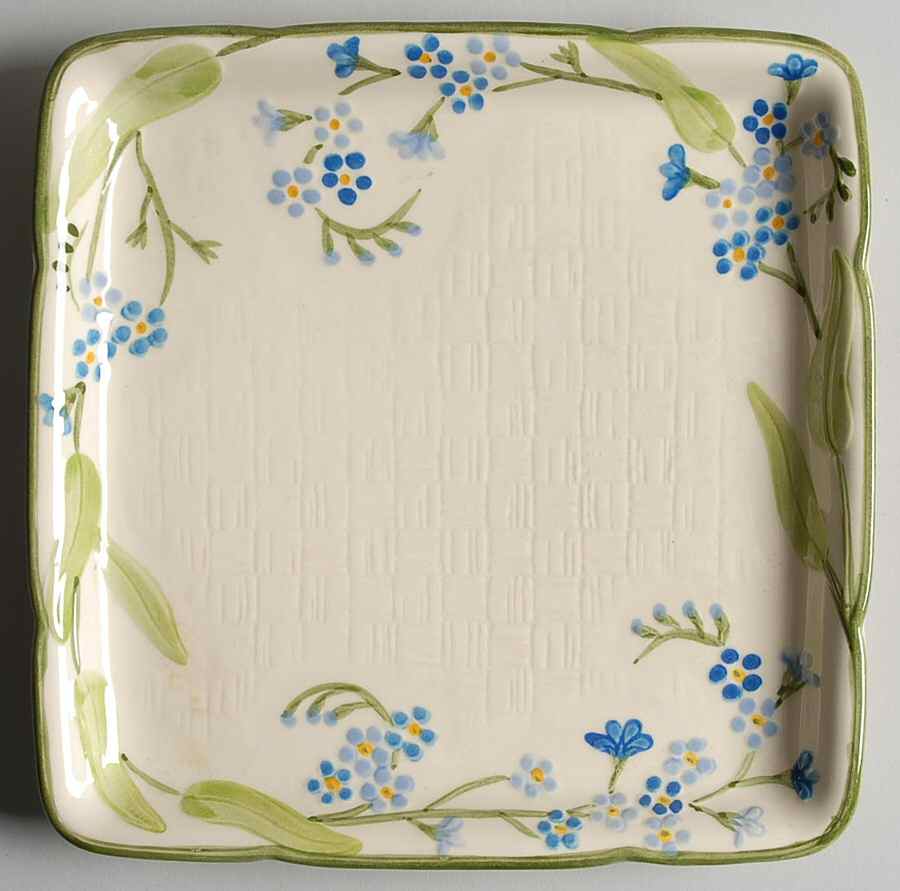 Forget Me Not Square Microwave Tray by Franciscan-1