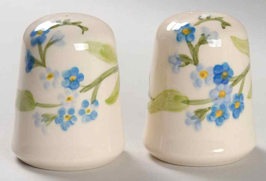 Forget Me Not Salt & Pepper Set by Franciscan-1