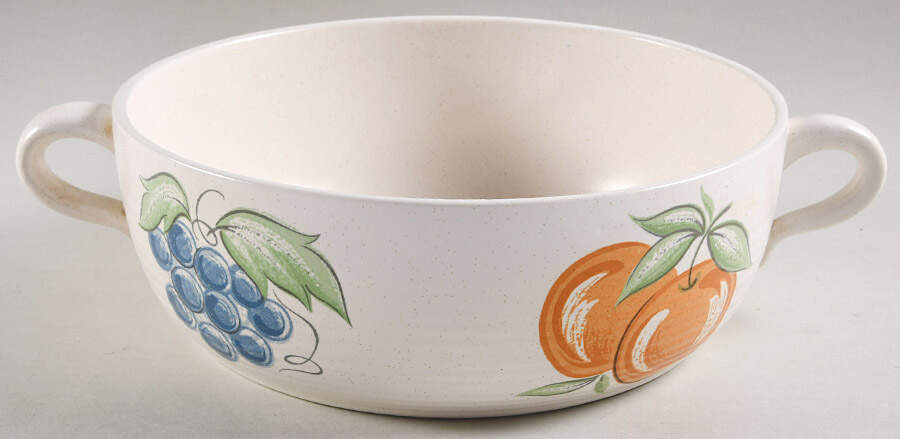 Fruit (Large Fruit) 2 Qt Round Covered Casserole No Lid by Franciscan-1