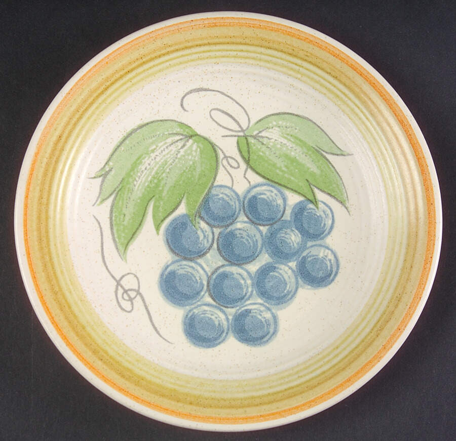 Fruit (Large Fruit) Bread & Butter Plate by Franciscan-1