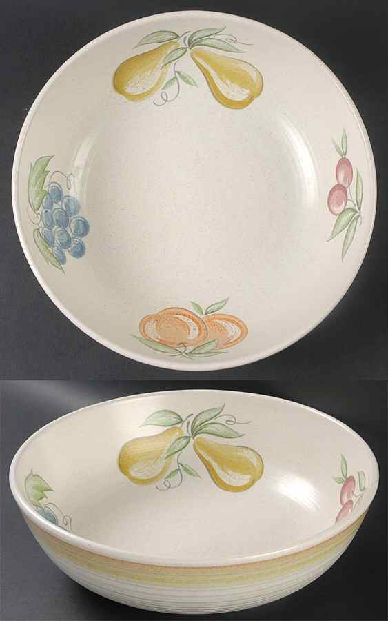 Fruit (Large Fruit) 11" Large Salad Serving Bowl by Franciscan-1