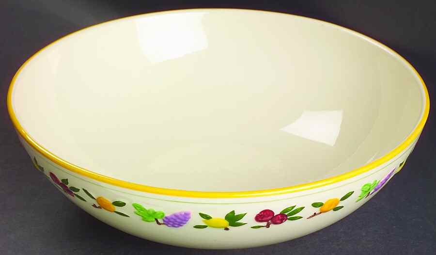 Fruit (Small Fruit) 11" Large Salad Serving Bowl by Franciscan-1