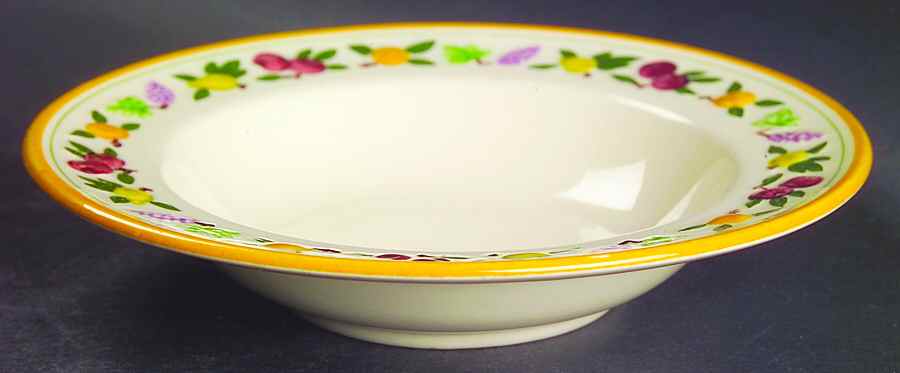 Fruit (Small Fruit) Rim Fruit/Dessert (Sauce) Bowl by Franciscan-1