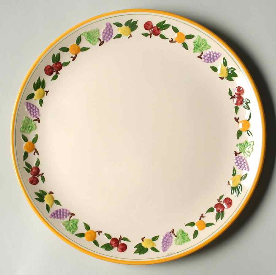 Fruit (Small Fruit) 12" Chop Plate (Round Platter) by Franciscan-1