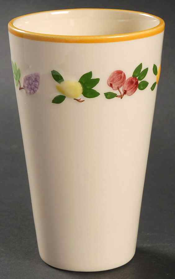 Fruit (Small Fruit) Tall China Tumbler by Franciscan-1