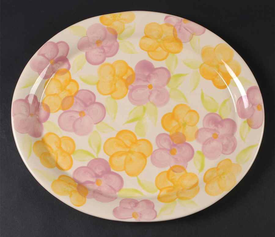 Garden Party 14" Oval Serving Platter by Franciscan-1