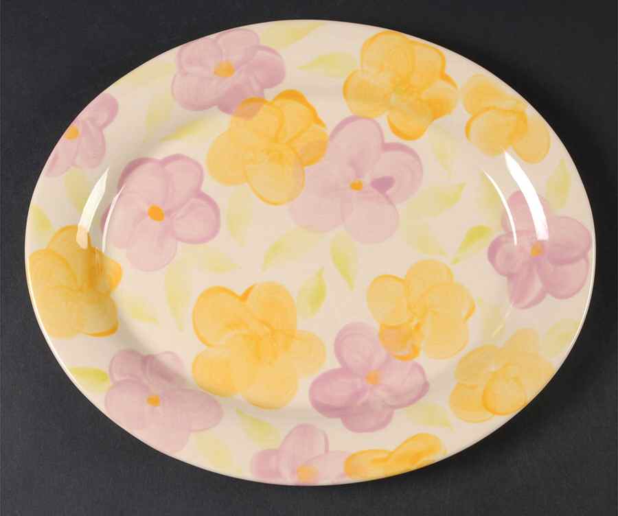 Garden Party 12" Oval Serving Platter by Franciscan-1