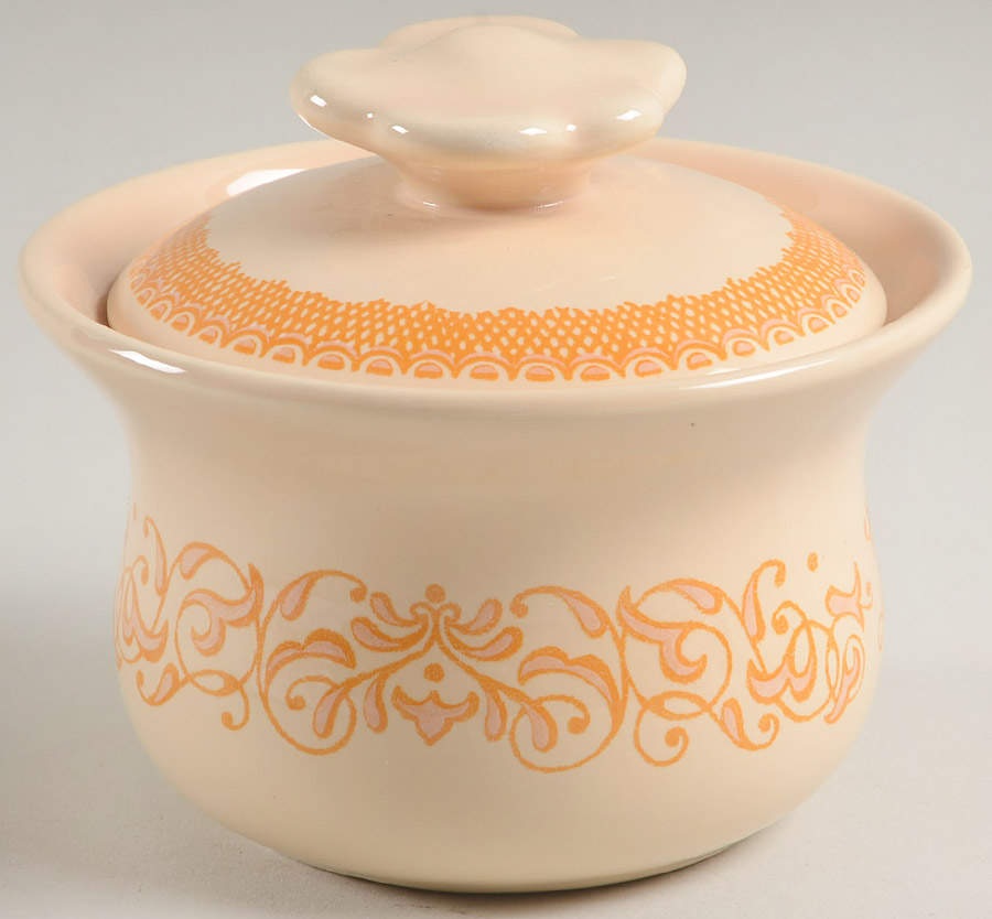 Gingersnap Sugar Bowl & Lid by Franciscan-1