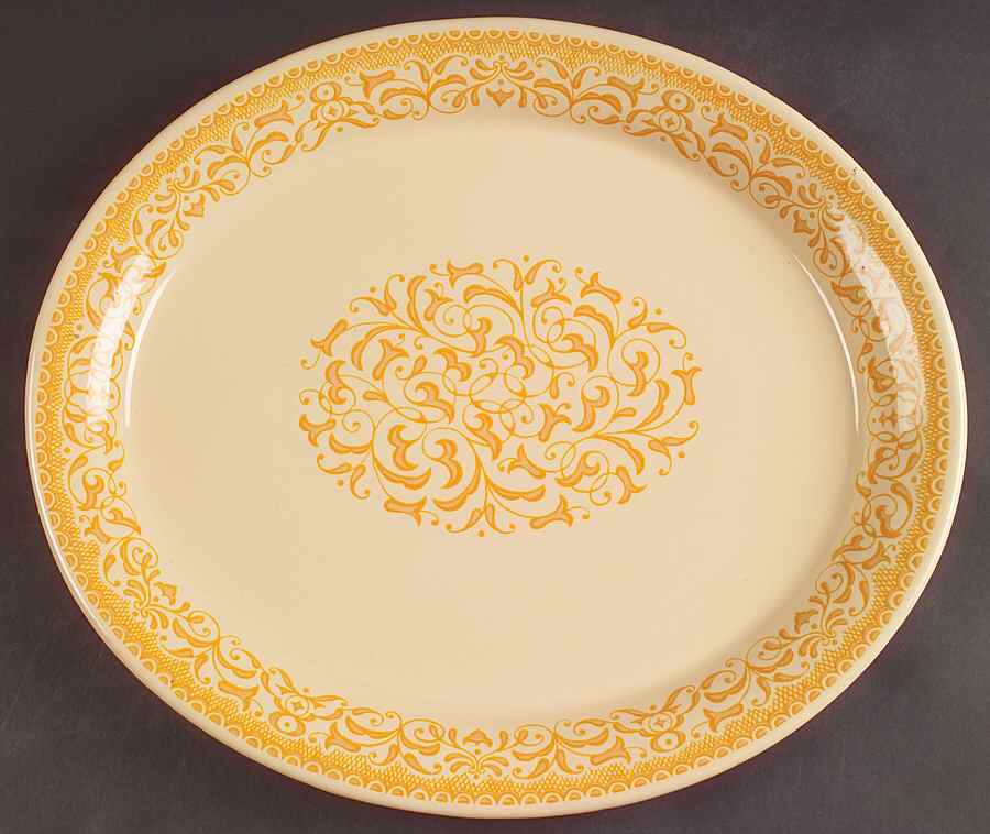 Gingersnap 14" Oval Serving Platter by Franciscan-1