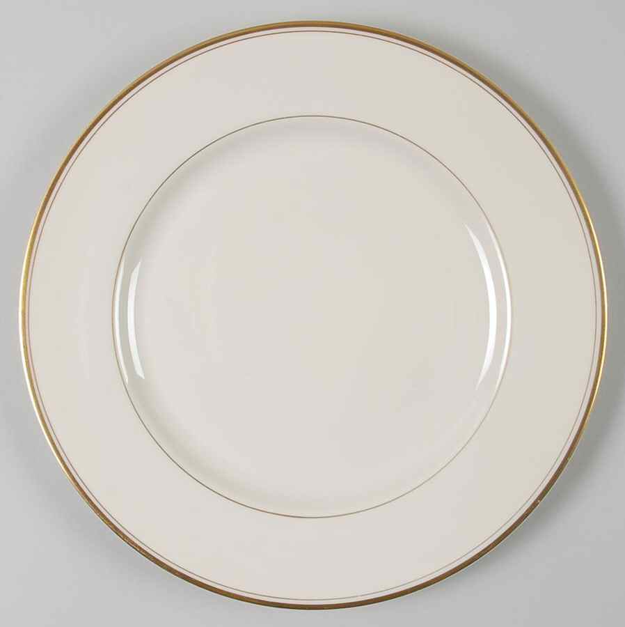 Gold Band (301 Merced Rim) Luncheon Plate by Franciscan-1