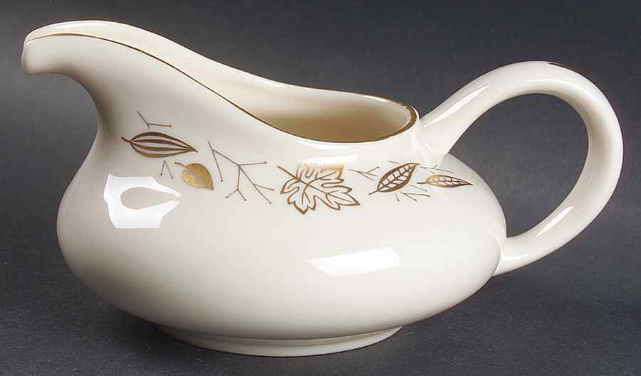 Gold Leaves Creamer by Franciscan-1