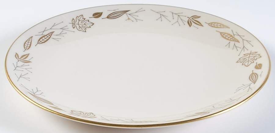 Gold Leaves Salad Plate by Franciscan-1