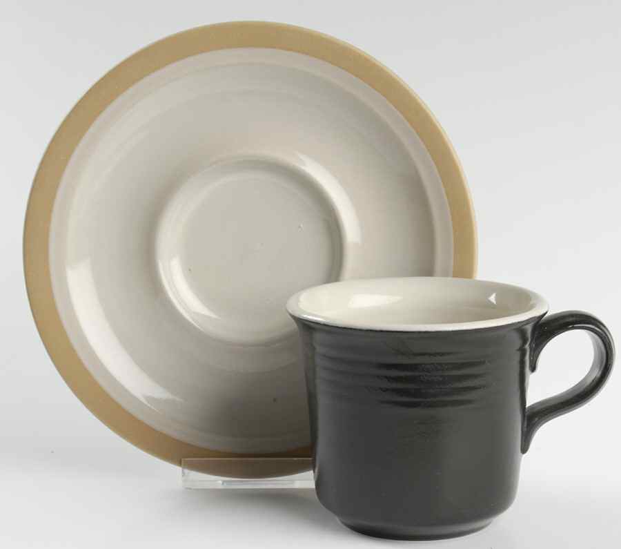 Gourmet Flat Cup & Saucer Set by Franciscan-1