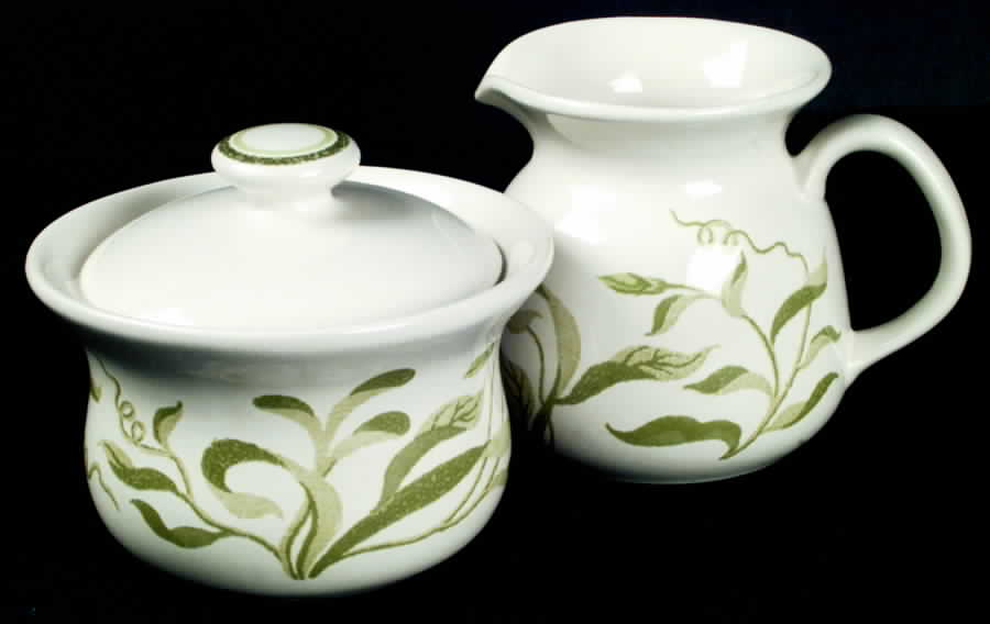 Greenhouse Sugar Bowl & Lid by Franciscan-1