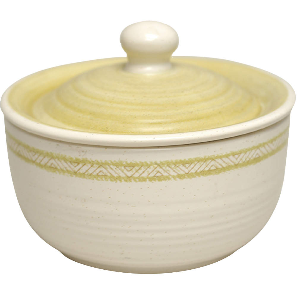 Hacienda Green Sugar Bowl & Lid by Franciscan-1