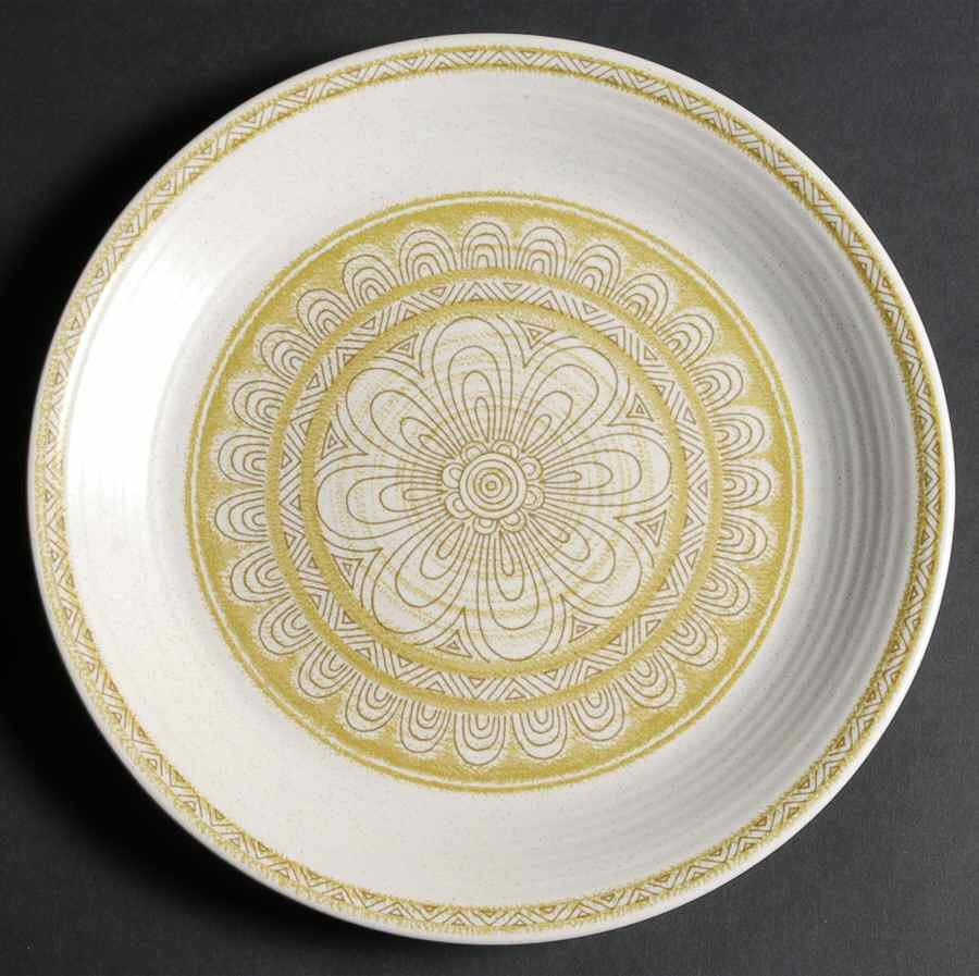 Hacienda Green Luncheon Plate by Franciscan-1
