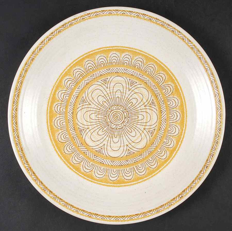 Hacienda Gold (USA) Luncheon Plate by Franciscan-1