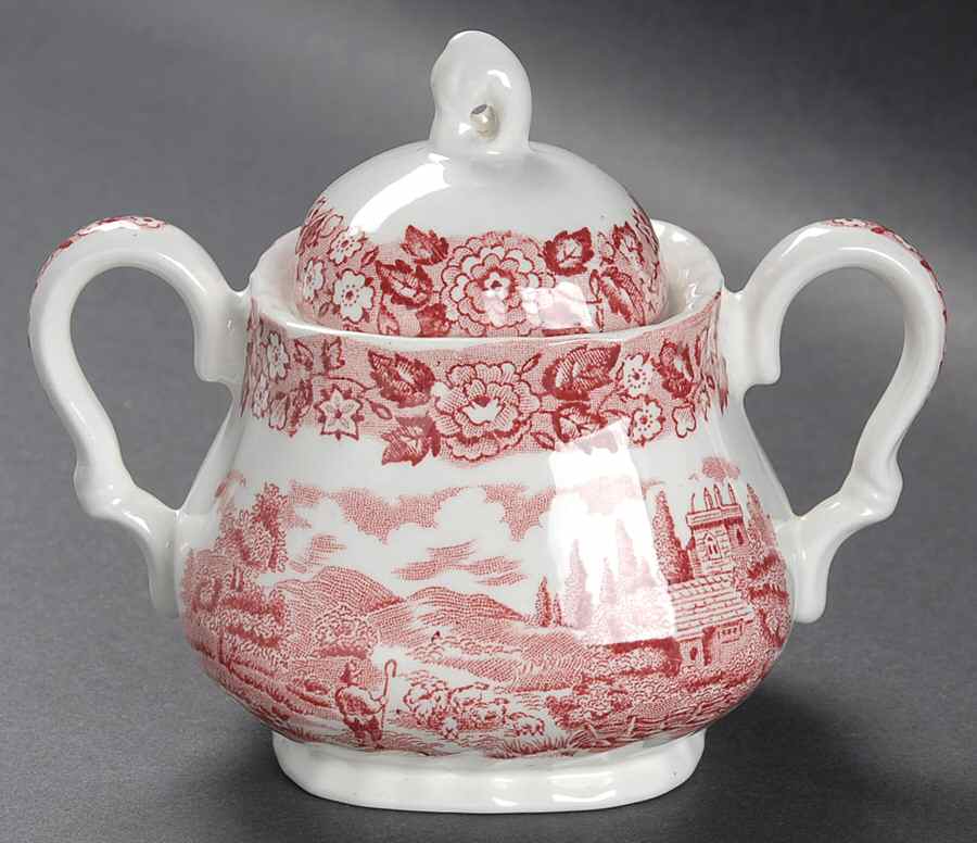 Homeland Sugar Bowl & Lid by Franciscan-1