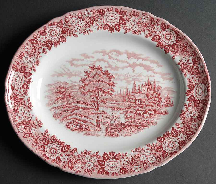 Homeland 12" Oval Serving Platter by Franciscan-1