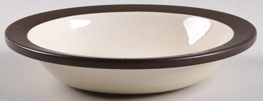 Homeware Chocolate Rim Fruit/Dessert (Sauce) Bowl by Franciscan-1