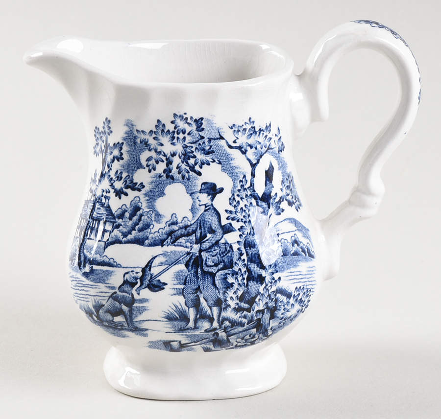 Hunter Blue Creamer by Franciscan-1