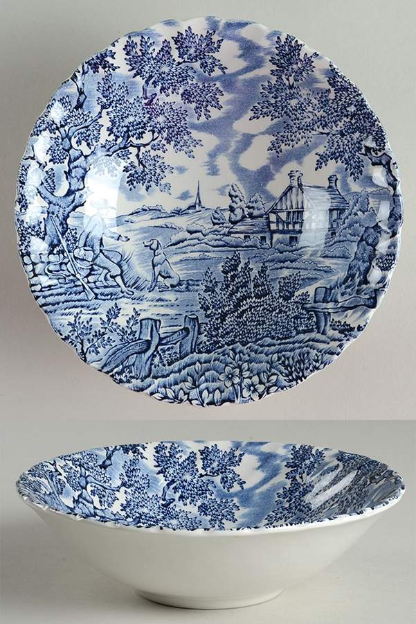 Hunter Blue Coupe Cereal Bowl by Franciscan-1