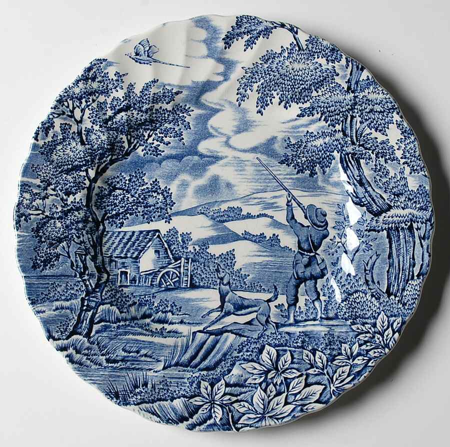 Hunter Blue Salad Plate by Franciscan-1