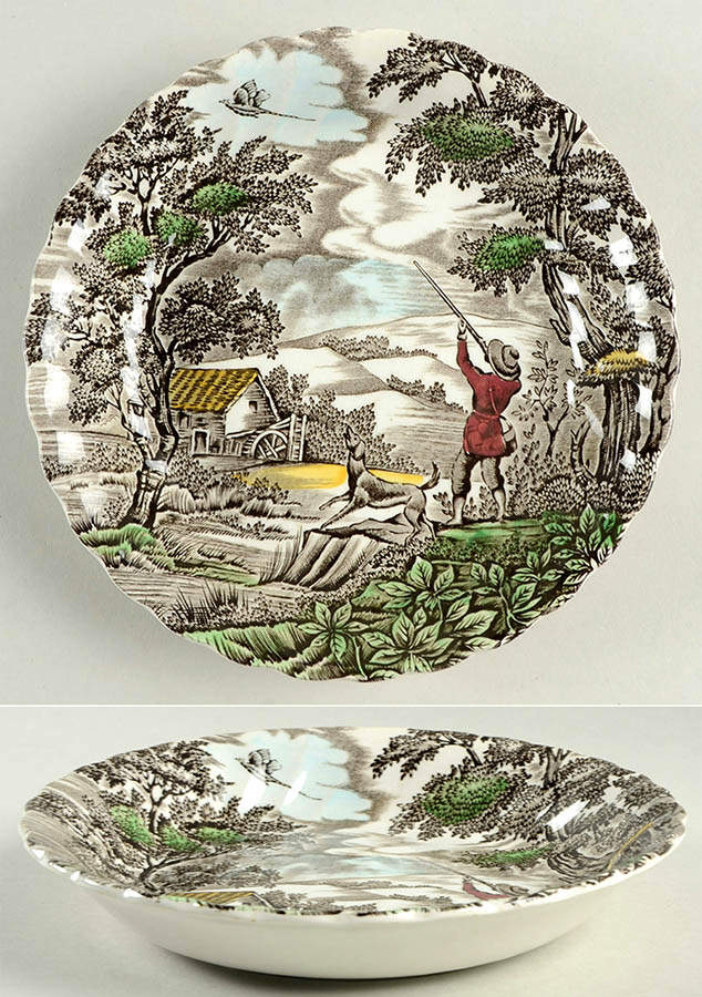 Hunter Multicolor Coupe Soup Bowl by Franciscan-1