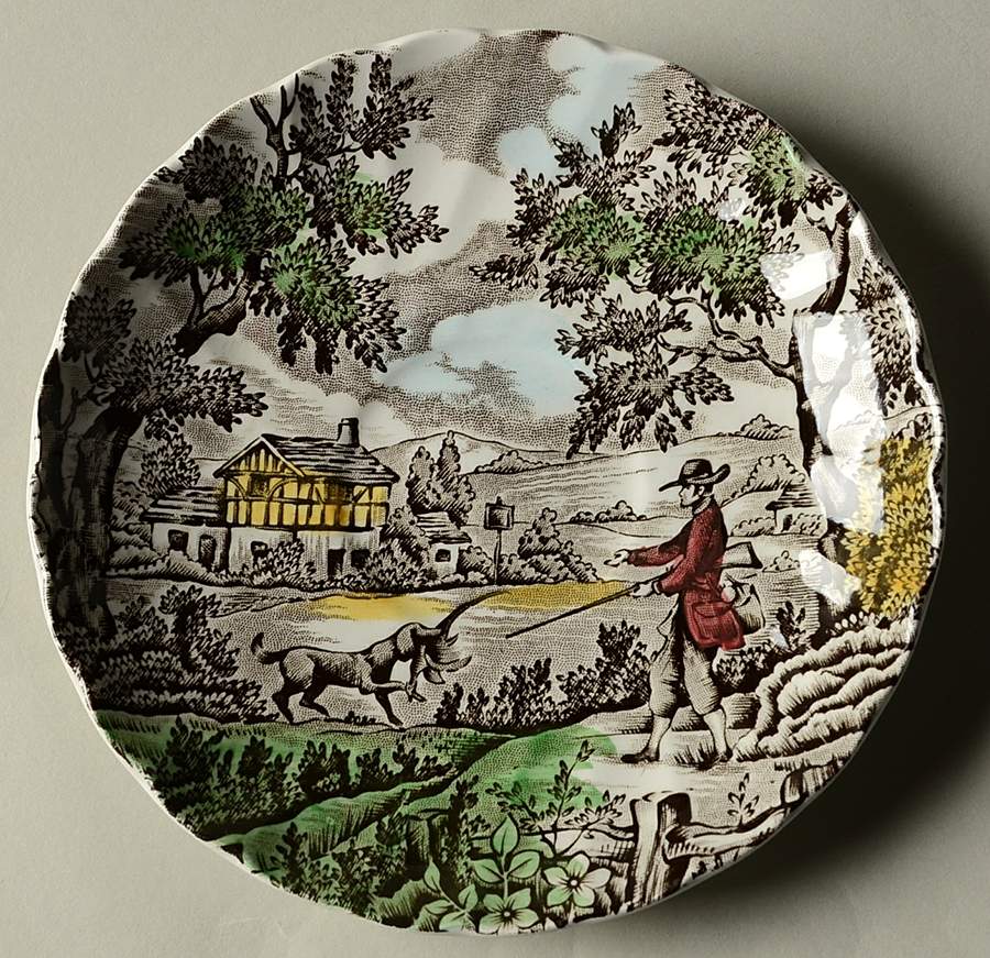 Hunter Multicolor Saucer by Franciscan-1