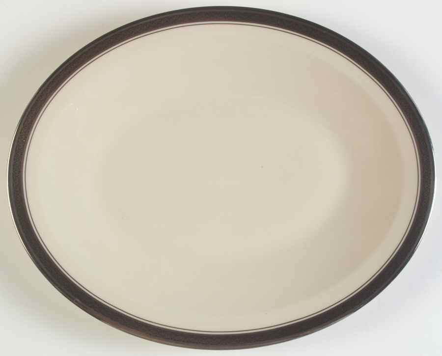 Indigo 13" Oval Serving Platter by Franciscan-1