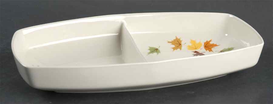Indian Summer 10" Oval Divided Vegetable Bowl by Franciscan-1